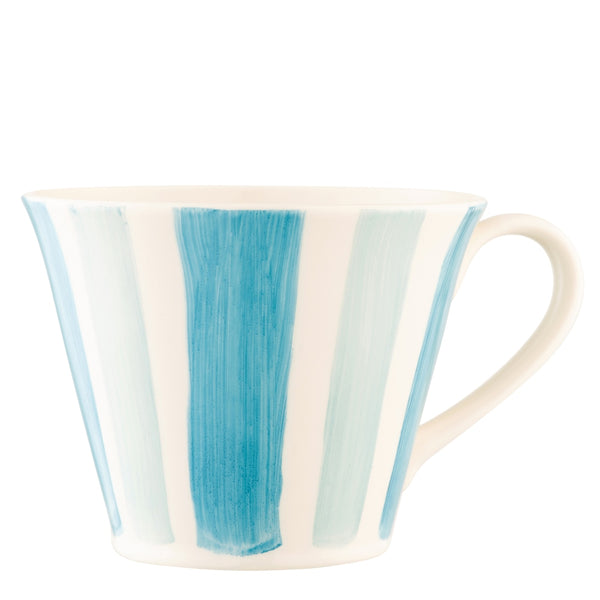 belleek Belleek Classic Flared Mug Hand Painted - Striped
