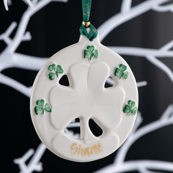 Belleek Belleek Classic Ireland Personalised Hanging Ornament