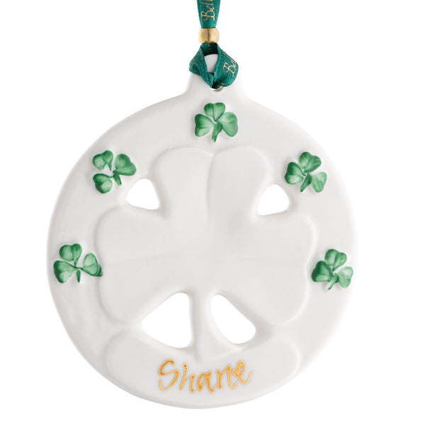 belleek Belleek Classic Ireland Personalised Hanging Ornament