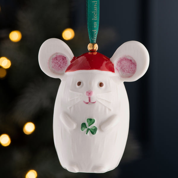 Belleek Belleek Classic Not A Creature Stirring Ornament