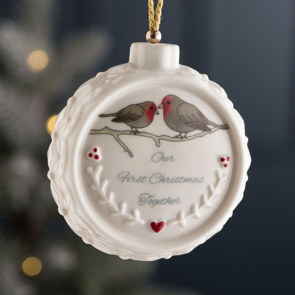 Belleek Belleek Classic Our First Christmas Ornament