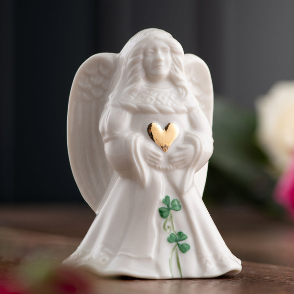 Belleek Belleek Classic Sending Love Angel Ornament