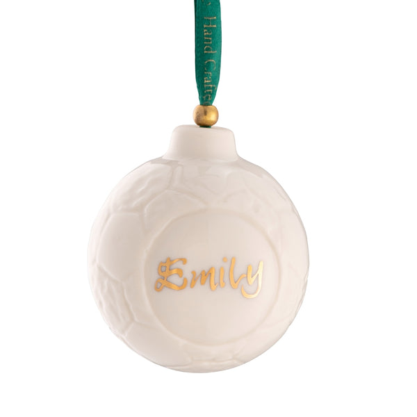 Belleek Belleek Classic Soccer Ball Hanging Ornament