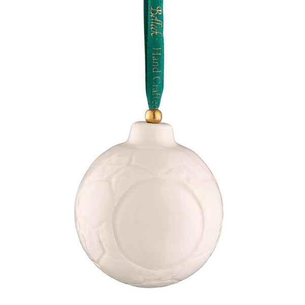 belleek Belleek Classic Soccer Ball Hanging Ornament