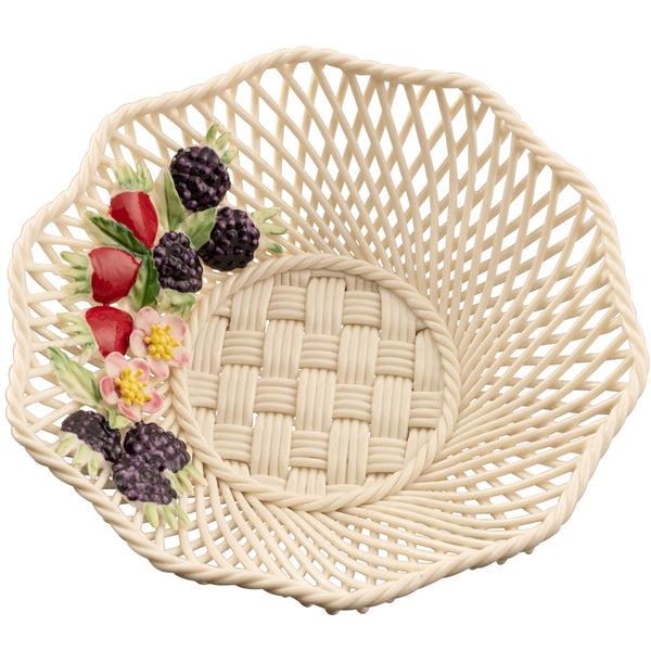belleek Belleek Classic Wild Irish Hedgerow Autumn Basket