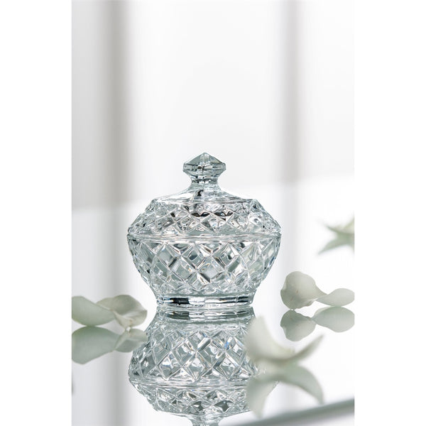 Belleek Galway Crystal Ashford Trinket Box