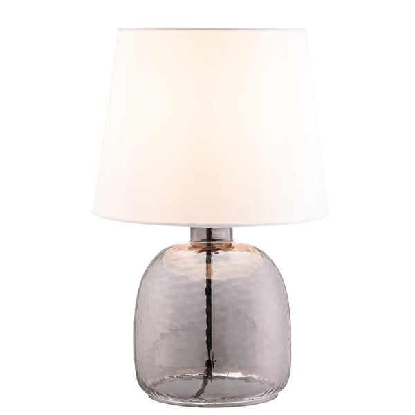 belleek Galway Crystal Boho Table Lamp & White Shade