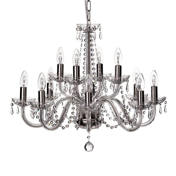 belleek Galway Crystal Cashel 12 Arm Chandelier