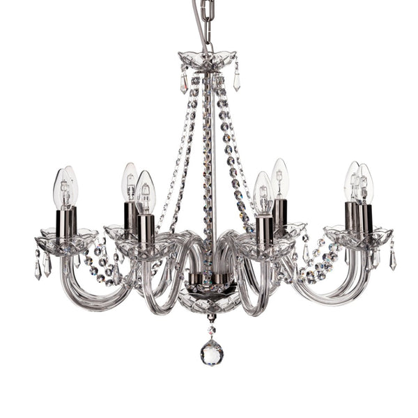belleek Galway Crystal Cashel 8 Arm Chandelier