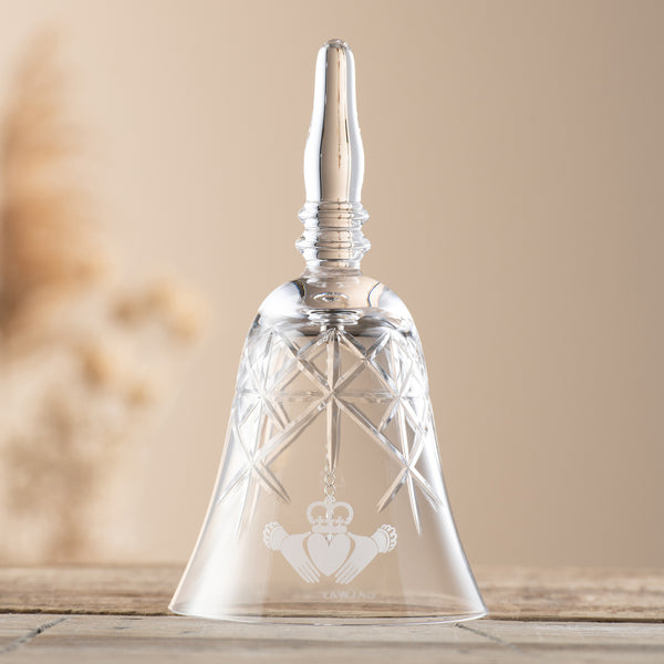 Belleek Galway Crystal Claddagh Makeup Bell
