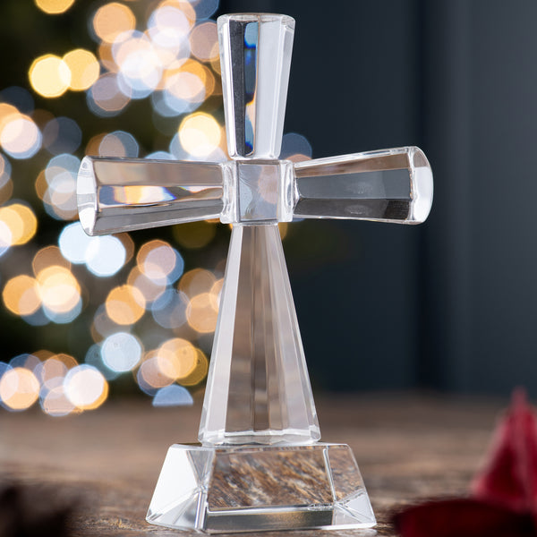 Belleek Galway Crystal Cross