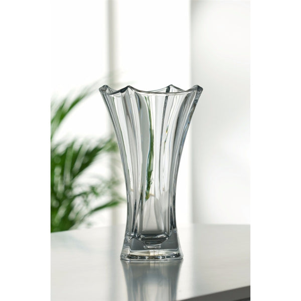 Belleek Galway Crystal Dune 12" Waisted Vase