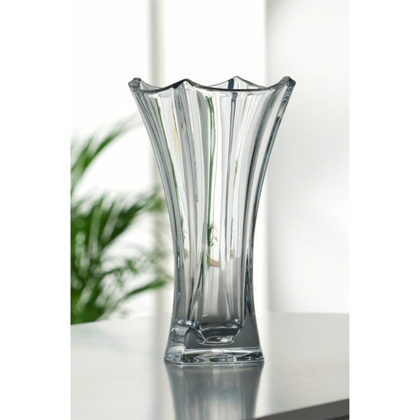 Belleek Galway Crystal Dune 14" Waisted Vase