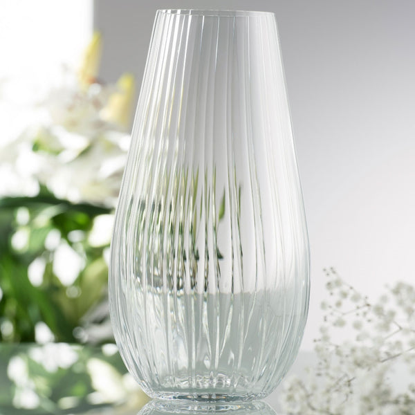 Belleek Galway Crystal Erne 12" Vase
