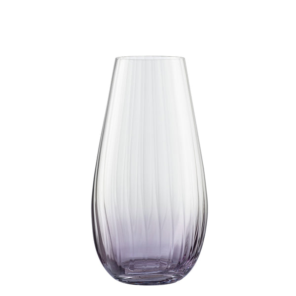 belleek Galway Crystal Erne 9.5" Vase Amethyst