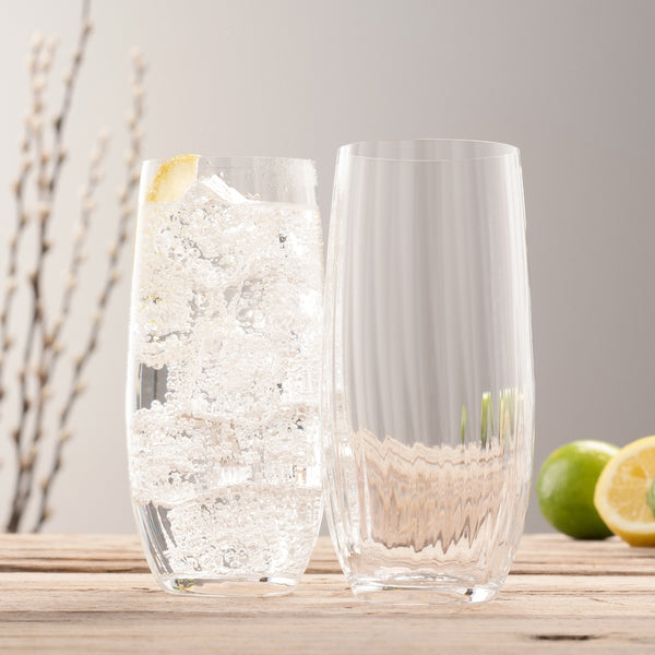 Belleek Galway Crystal Erne Hiball Pair