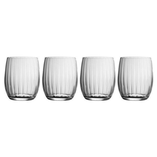 belleek Galway Crystal Erne Tumbler Set of 4