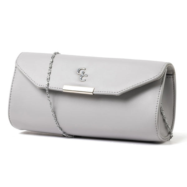 belleek Galway Crystal Fashion Clutch - Grey