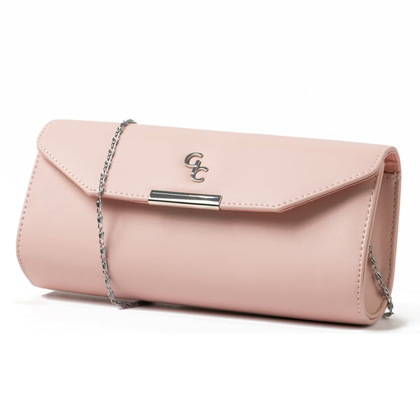 belleek Galway Crystal Fashion Clutch - Pink