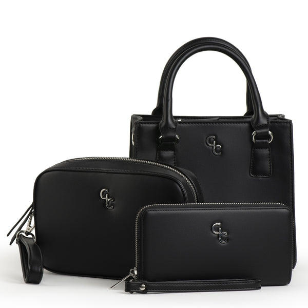 Belleek Galway Crystal Fashion Crossbody Bag - Black