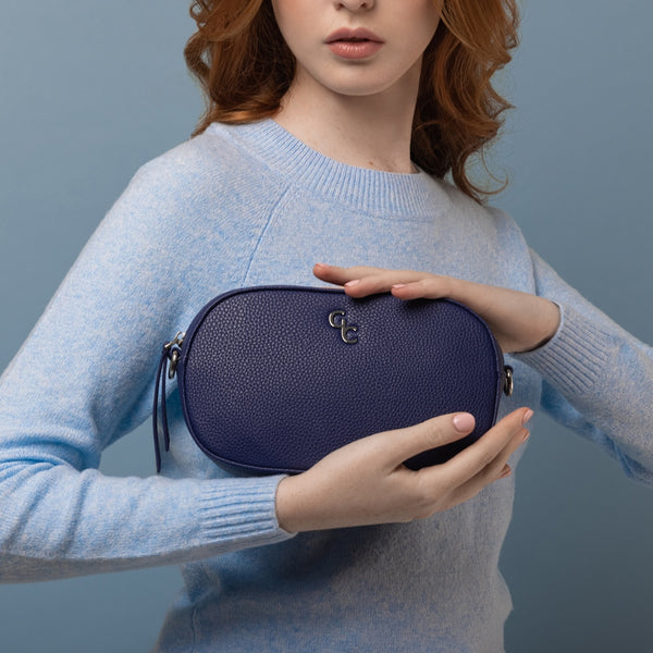 Belleek Galway Crystal Fashion Crossbody Bag - Navy