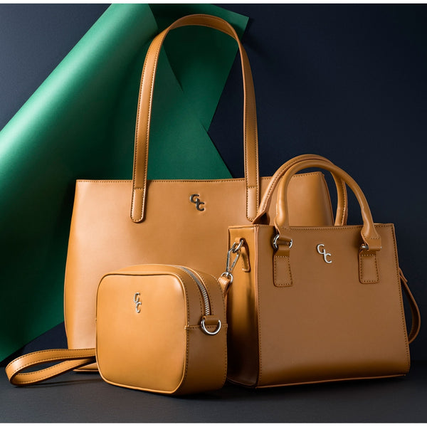 Belleek Galway Crystal Fashion Crossbody Bag - Tan