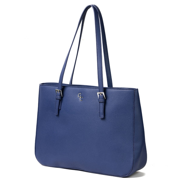Belleek Galway Crystal Fashion Large Tote Bag - Navy