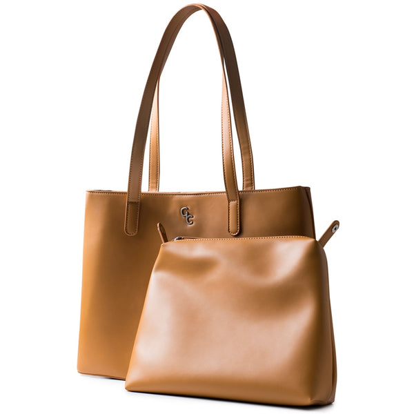 Belleek Galway Crystal Fashion Large Tote Bag - Tan