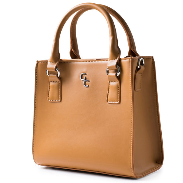 Belleek Galway Crystal Fashion Shoulder Bag - Tan