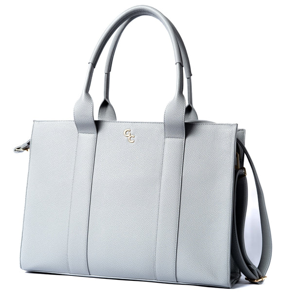 belleek Galway Crystal Fashion XL Tote Cloud Grey