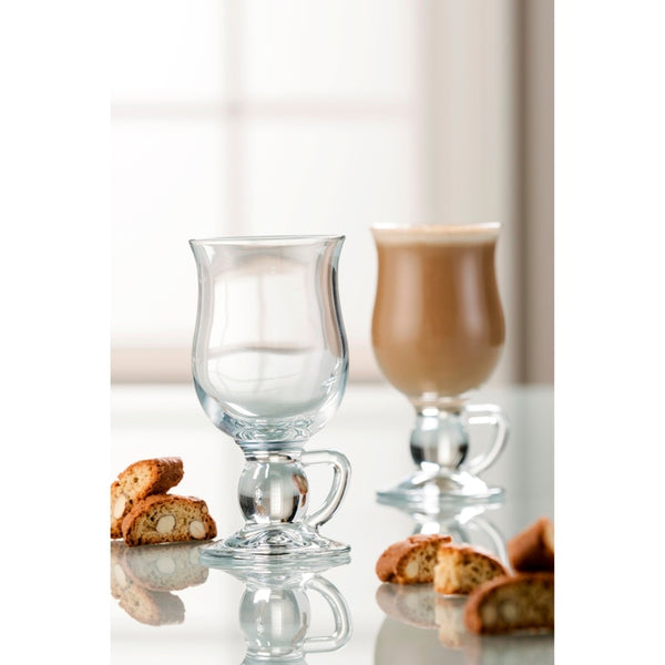 Belleek Galway Crystal Latte Mugs Pair