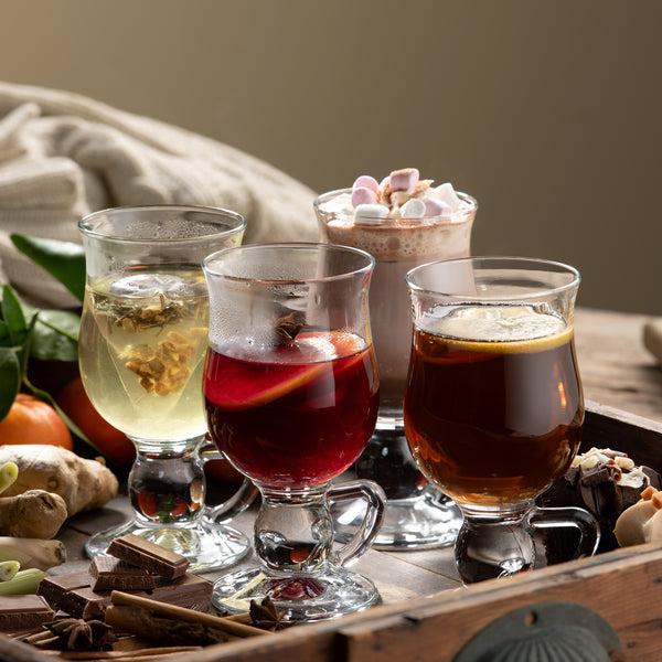 Belleek Galway Crystal Latte Mugs Pair