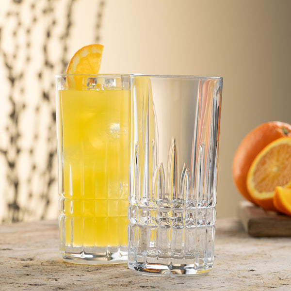 Belleek Galway Crystal Liffey Hi-Ball Pair