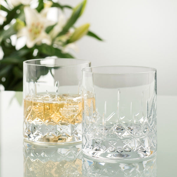 Belleek Galway Crystal Longford D.O.F. Pair