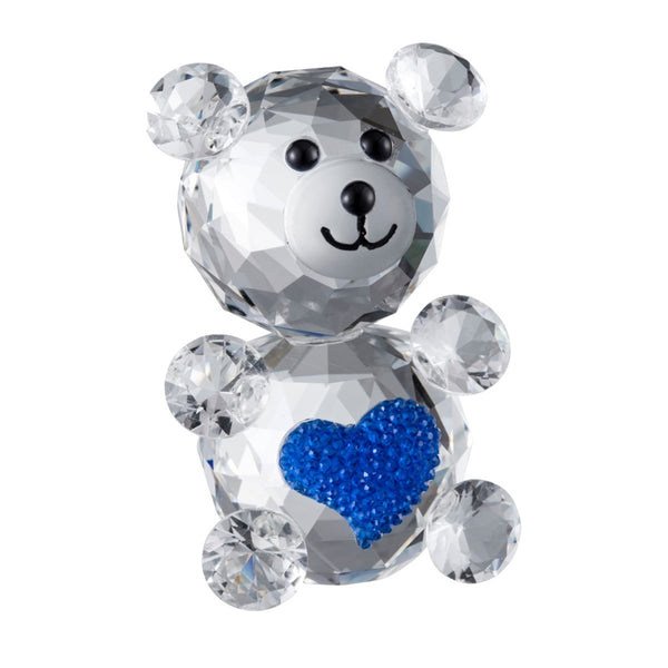 belleek Galway Crystal Love Bear Blue