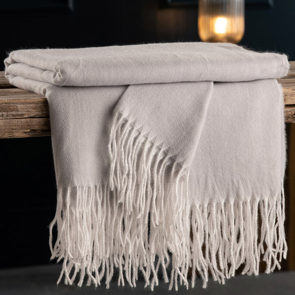 Belleek Galway Crystal Pearl Grey Throw