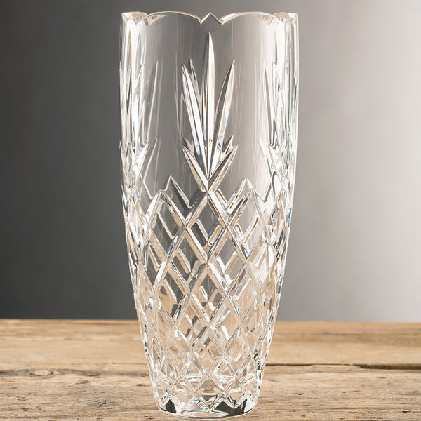 Belleek Galway Crystal Renmore 12" Vase