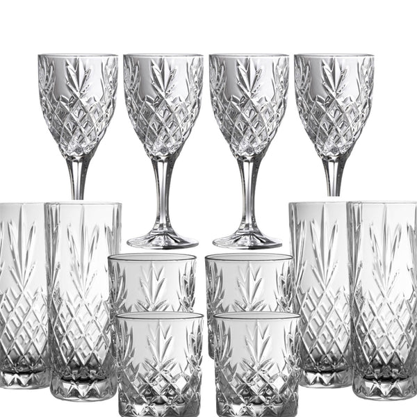 belleek Galway Crystal Renmore Glassware Set