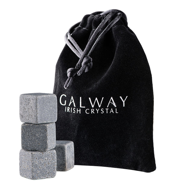 belleek Galway Crystal Whiskey Stones Set of 4