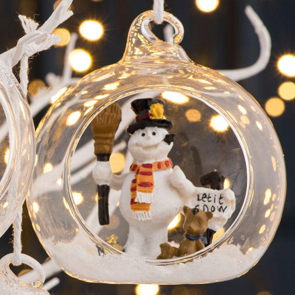 Belleek Galway Living Let It Snow Hanging Ornament