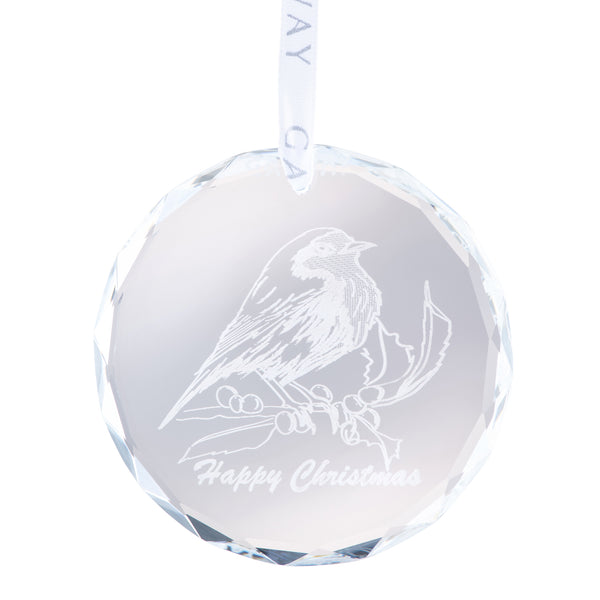 belleek Galway Living Robin Round Ornament