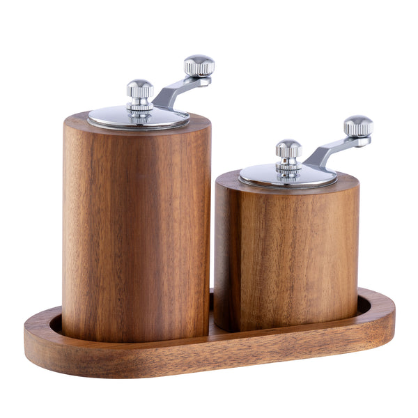 belleek Belleek Living Acacia Salt & Pepper Mill Grinder Set