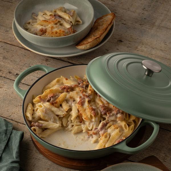Belleek Belleek Living Cast Iron Shallow Covered Casserole