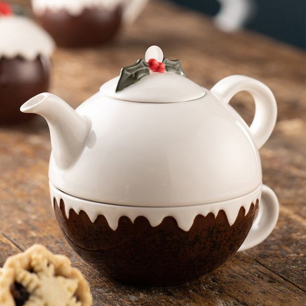 Belleek Belleek Living Christmas Pudding Tea For One