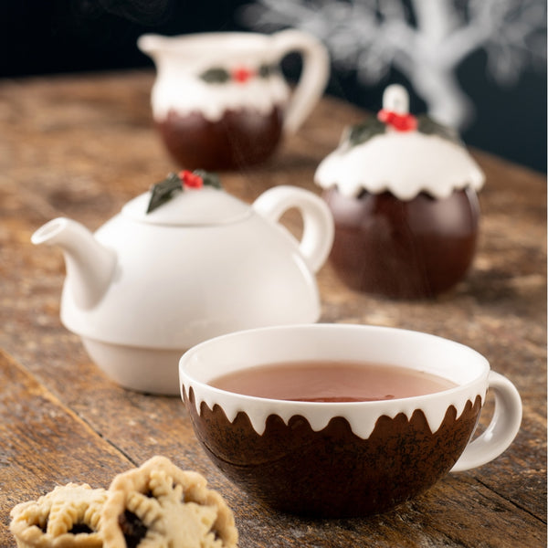 Belleek Belleek Living Christmas Pudding Tea For One