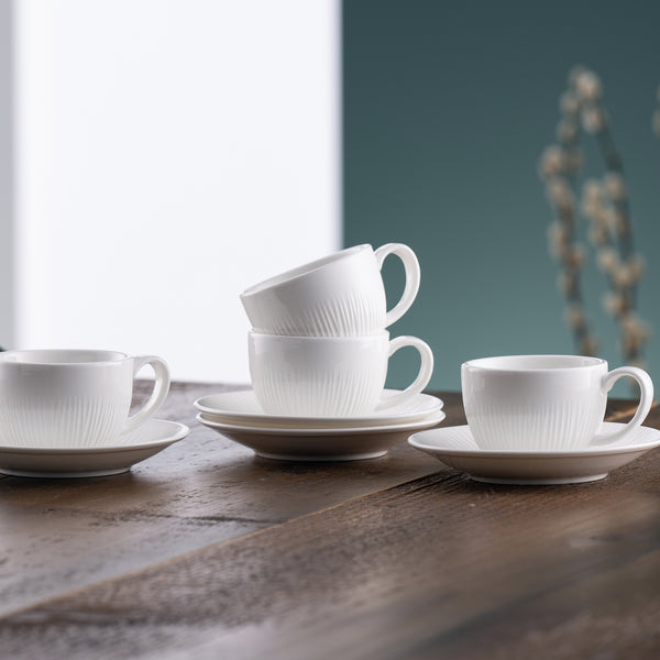 Belleek Belleek Living Erne Espresso Cup & Saucer Set Of 4