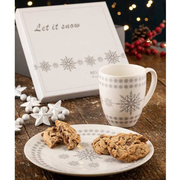 Belleek Belleek Living Let It Snow Mug And Plate Set
