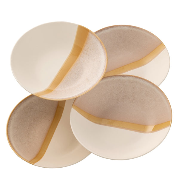 belleek Belleek Living Saffron Set of 4 Pasta Bowls