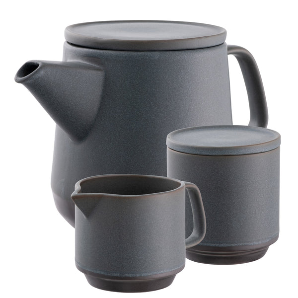 belleek Belleek Living Taberu Teaset - Teapot Sugar & Jug