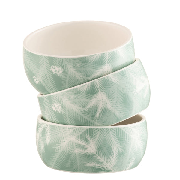 belleek Belleek Living Winter Spruce Snack Bowl Set